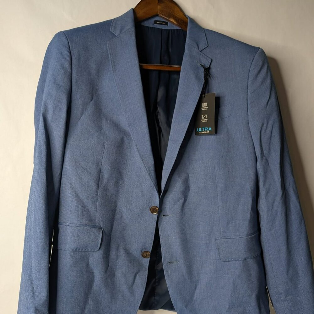 Size 42S Men J. Ferrar Blue Blazer NWT